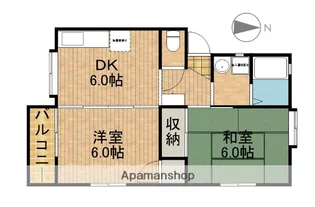 サンデリアーナⅡ【1階】の間取り