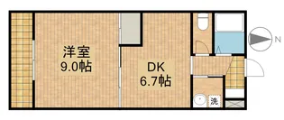 ガーデンプレイスヴィラA【3階】の間取り