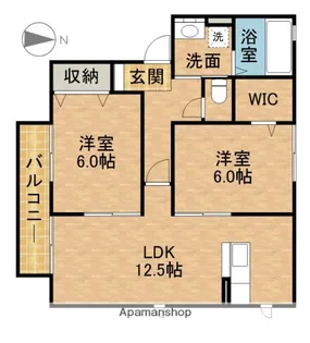 リビングタウン桃の里D【2階】の間取り