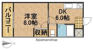 住吉テクトピア【205号室】の間取り