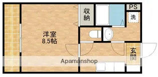 RIVIERA【307号室】の間取り