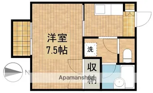 モントリアール【2階】の間取り