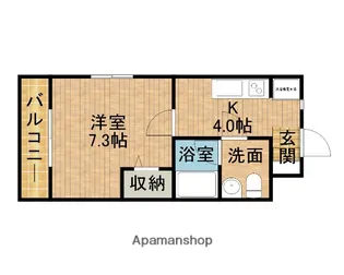 マンションみずほⅡ【307号室】の間取り