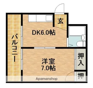 メゾンドール浜松【303号室】の間取り