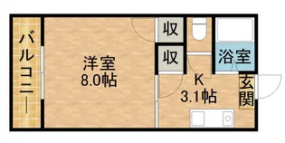 ネオ・コーポ12【2階】の間取り