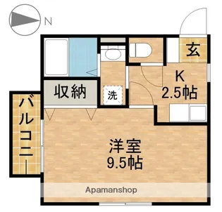 カモミール【2階】の間取り