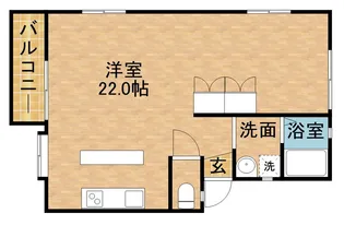 エスポワヒルズ【201号室】の間取り