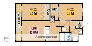 メイプルタウンA【2階】の間取り