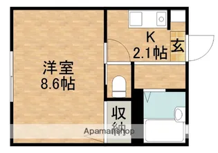 ルイーネ【1階】の間取り
