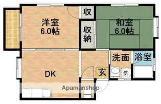 SAINT GLOBE【1階】の間取り