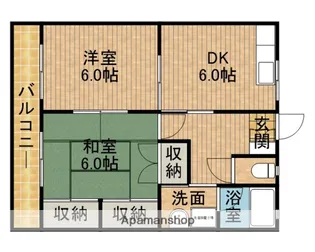 サンキエーム吉永【2階】の間取り