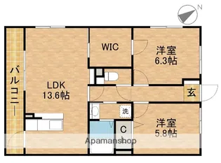 DUNE【2階】の間取り