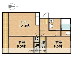 ガーデンハイツ浜松南【2階】の間取り