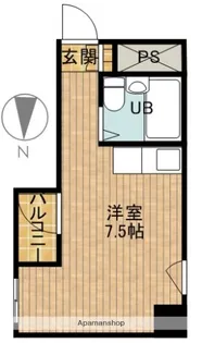 朝日プラザ浜松ステーションスクエア【601号室】の間取り