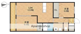 ラ・フォーレ初生【3階】の間取り