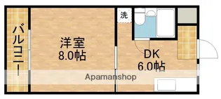 ハイツ天龍Ⅰ【202号室】の間取り