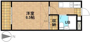 上島ロイドアパートB【2階】の間取り