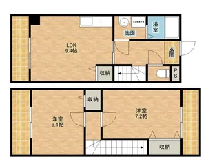 ティアラ植松【605号室】の間取り