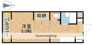 フローリッシュⅡ【2階】の間取り