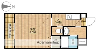 BELLKU−U【4階】の間取り