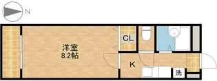 カーサ・アルビレオ【2階】の間取り