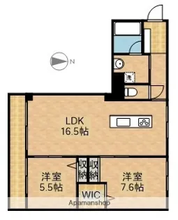 BON FILONE【3階】の間取り