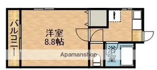 根上り松マンション松山【2階】の間取り