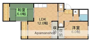 ビラエントピア【303号室】の間取り