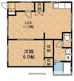 イーストハウス【1階】の間取り