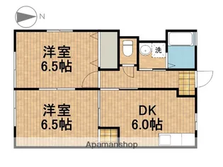 メゾン神田川A【1階】の間取り