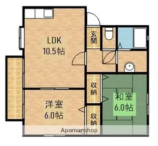タミール【1階】の間取り
