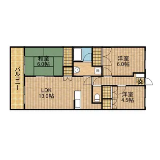 高田レジデンス【2階】の間取り