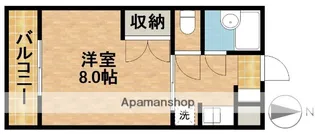エステートエンゼル【1階】の間取り