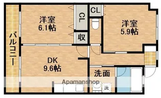 ETERNO【103号室】の間取り