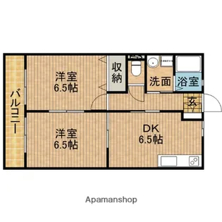 クレストA【2階】の間取り