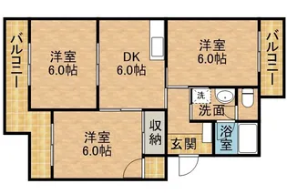 コスモⅠ【2階】の間取り