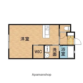 AOKIタウン【101号室】の間取り