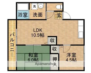 ピュアⅡ【2階】の間取り