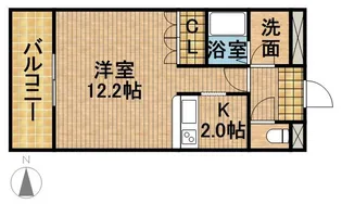 アベニュー平野Ⅶ【1階】の間取り