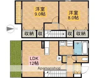 ティアラコート【C号室】の間取り