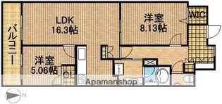 メゾン・セントラル【6階】の間取り