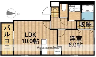 レインボールート【2階】の間取り