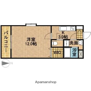 クラシオン・マナ【1階】の間取り