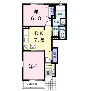 グラン・パラッツオⅡ【1階】の間取り