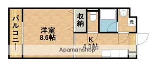 ピュアコート【101号室】の間取り