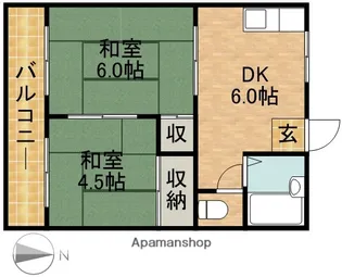フォーブル本間【1階】の間取り