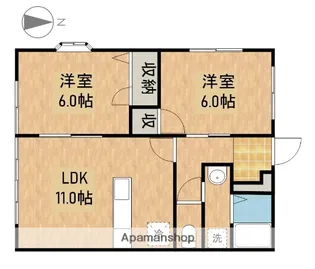 カルム【1階】の間取り