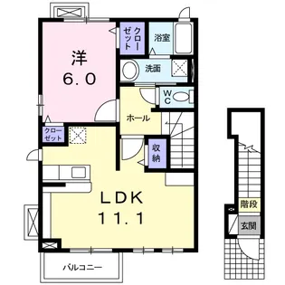 F・カヘイ【2階】の間取り