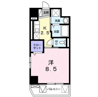 パークサイド K【5階】の間取り