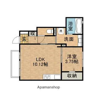 ピジョン ドゥ【1階】の間取り